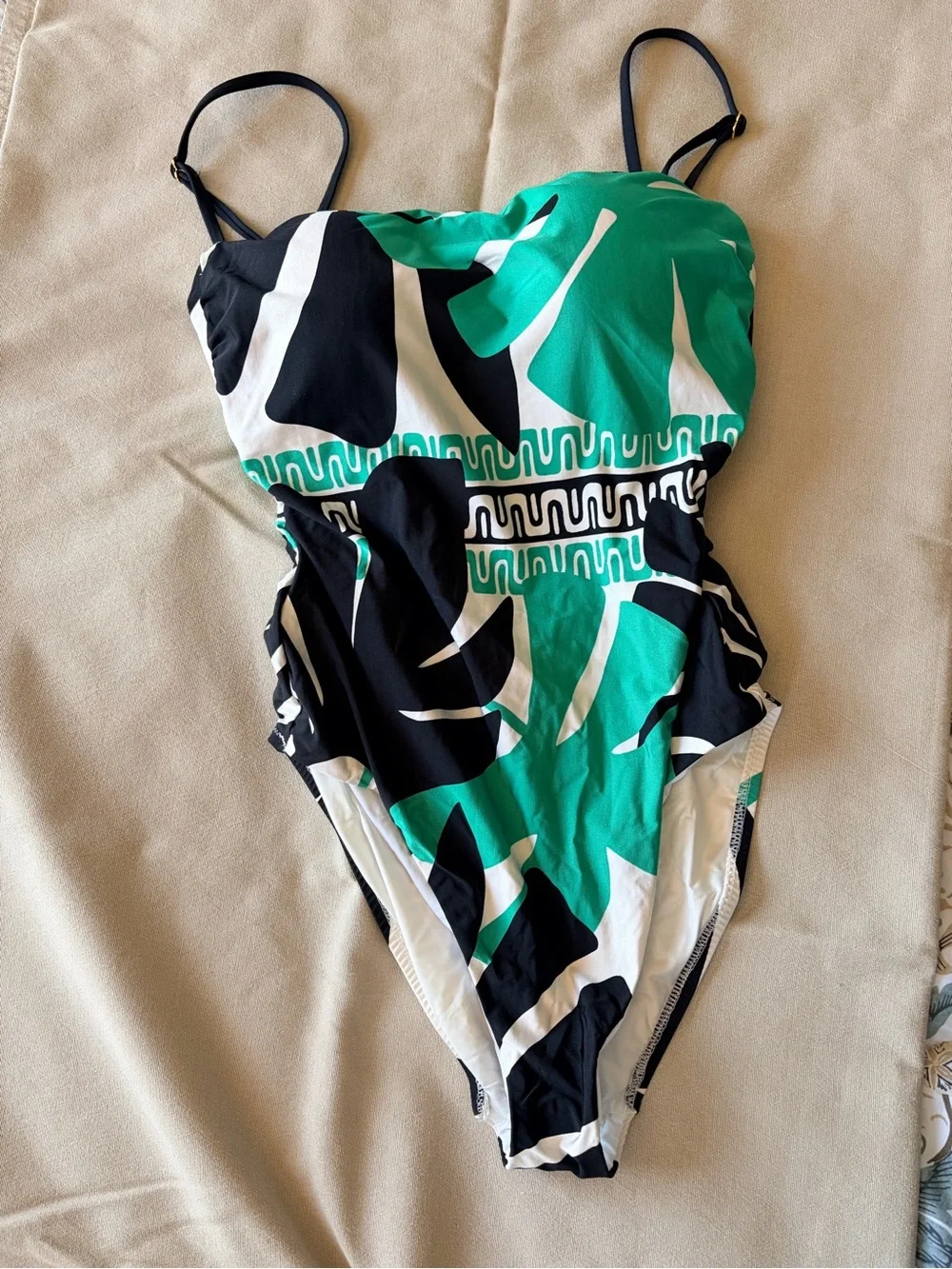 La Blanca Sunshine 79 Monstera Bandeau One Piece NWOT - Picture 1 of 2
